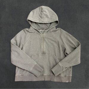 JoyLab Light Gray Zip-Up Hoodie